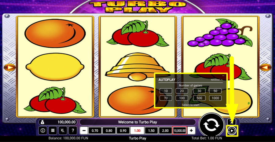 Turbo Play Autoplay Feature