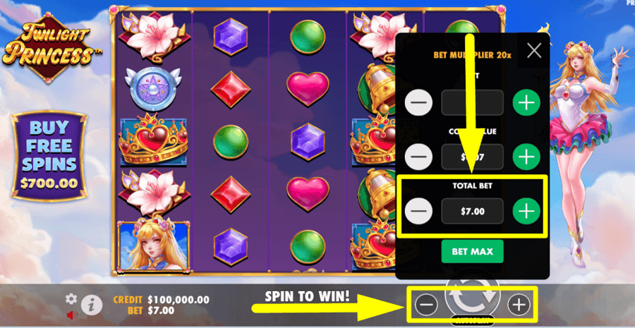 Twilight Princess Total Bet Value