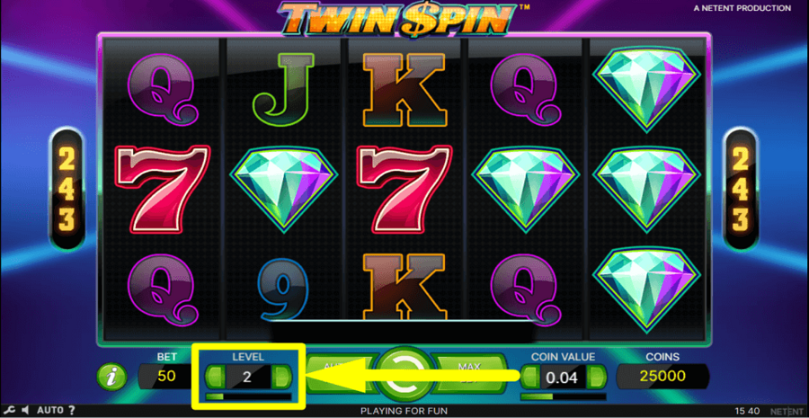 Twin Spin Bet Value