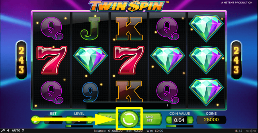 Twin Spin Spin Button