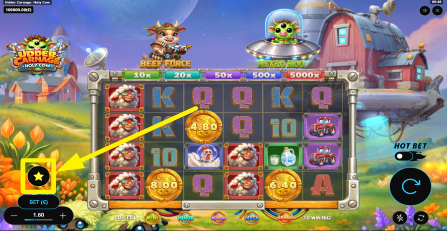 Udder Carnage Holy Cow Buy Bonus