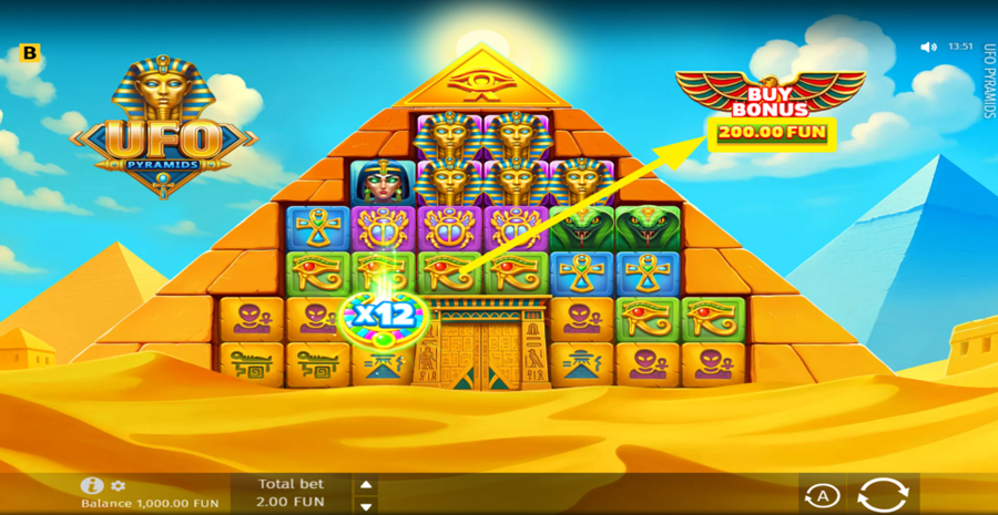 Ufo Pyramids Buy Bonus