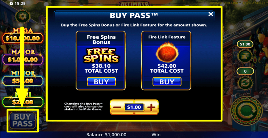 Ultimate Fire Link Olvera Street Buy Pass Feature
