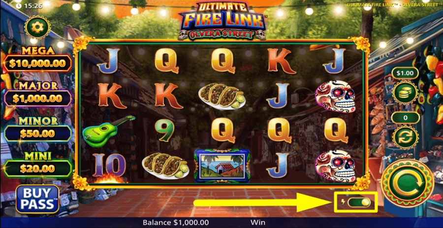Ultimate Fire Link Olvera Street Turbo Feature