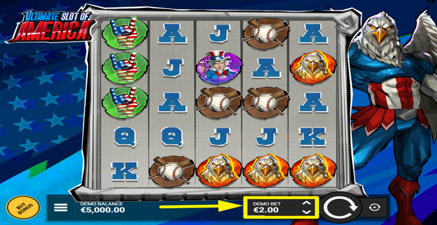 Ultimate Slot Of America Adjust Bet
