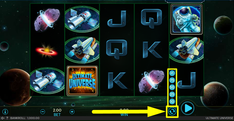 Ultimate Universe Autoplay Feature