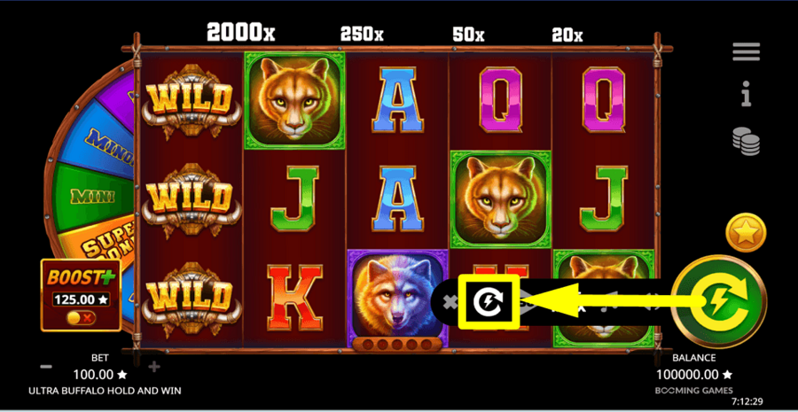 Ultra Buffalo Hold And Win Turbo Feature