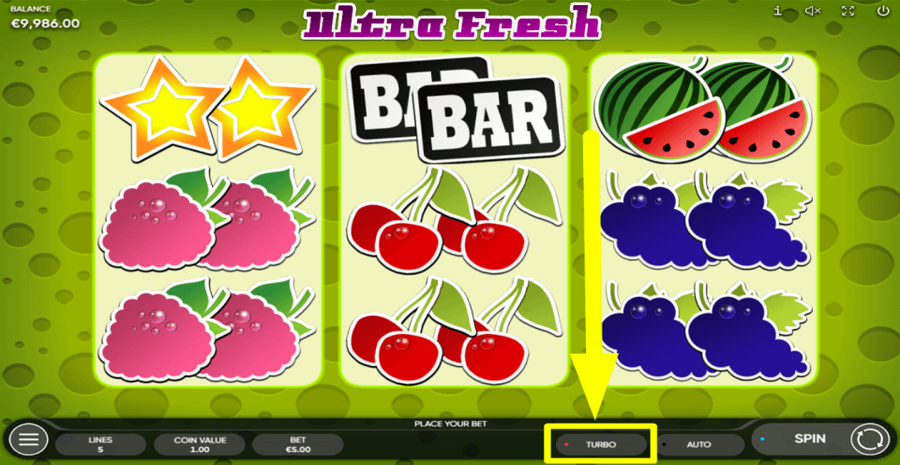 Ultra Fresh Turbo Feature