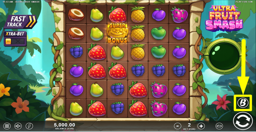 Ultra Fruit Smash Burst Feature