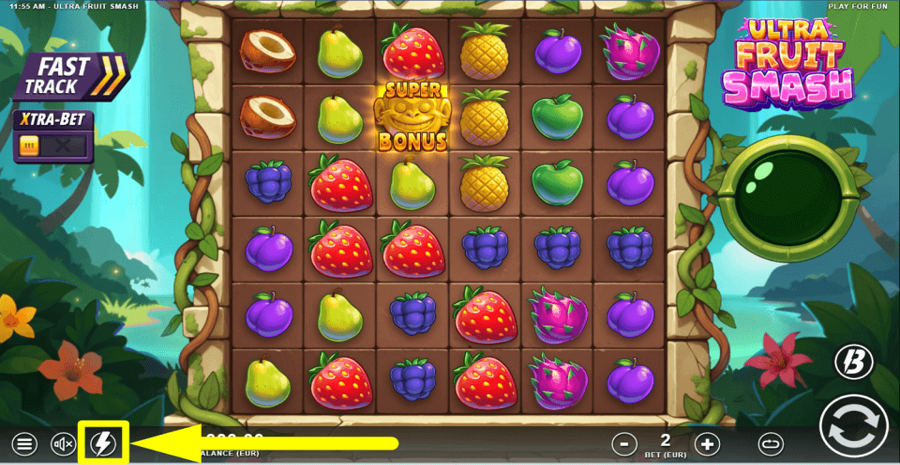 Ultra Fruit Smash Turbo Feature