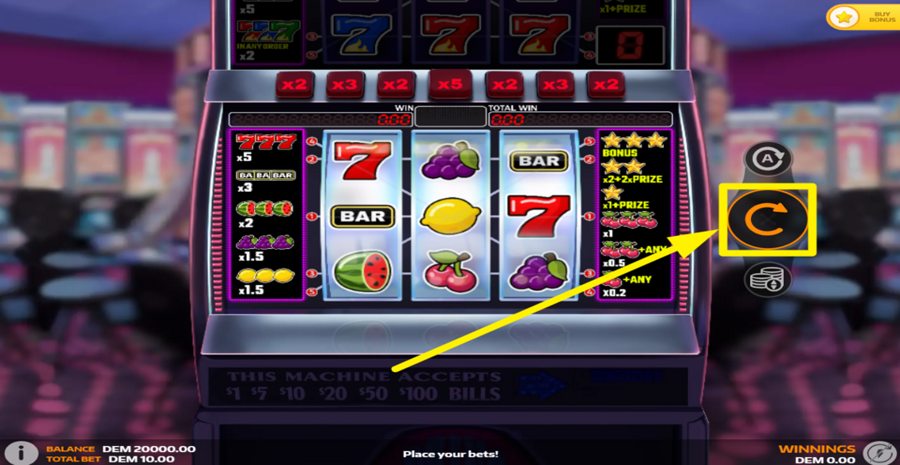 Ultraxtreme 777 Spin