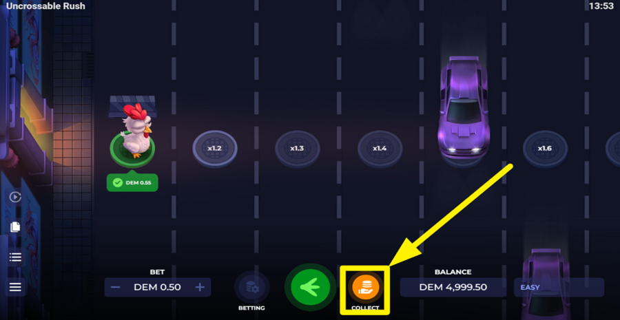 Uncrossable Rush Collect