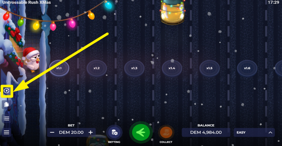 Uncrossable Rush Xmas Autoplay