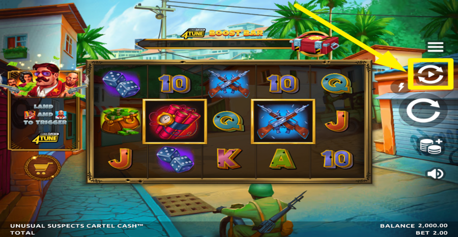 Unusual Suspects Cartel Cash Autoplay