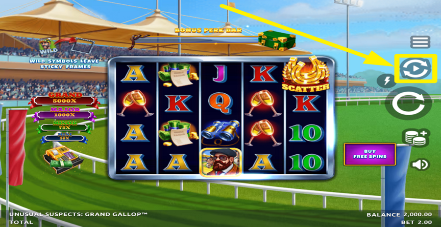 Unusual Suspects Grand Gallop Autoplay