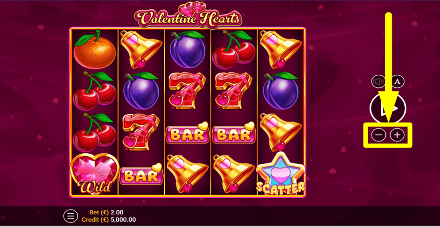 Valentine Hearts Bet Value