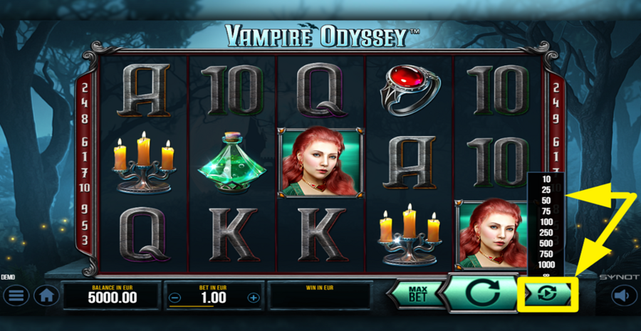 Vampire Odyssey Autoplay