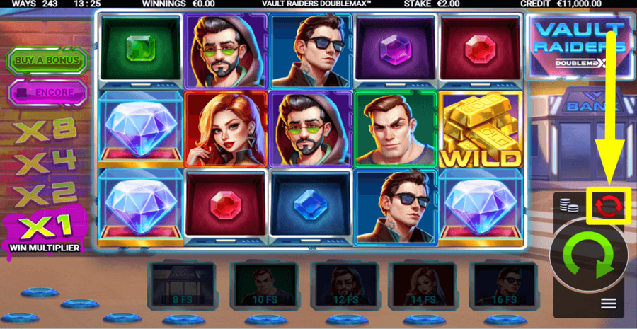 Vault Raiders Doublemax Autoplay Feature