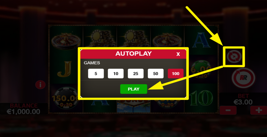 Vegas All In Autoplay