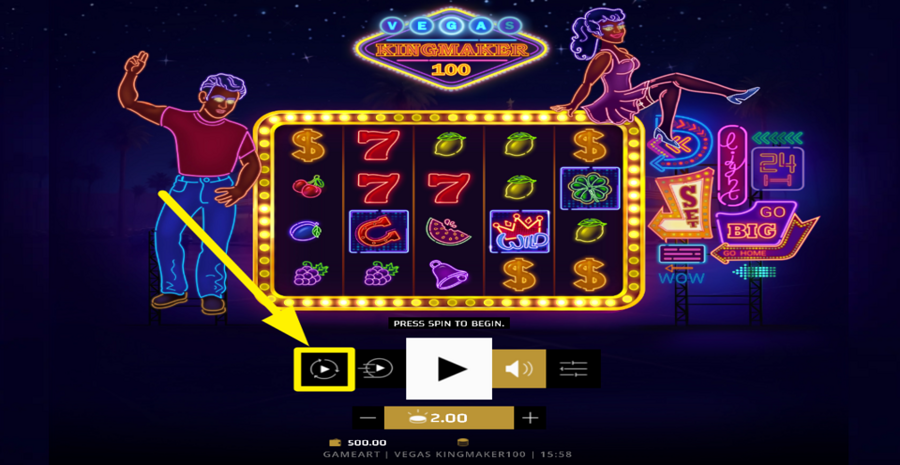Vegas Kingmaker 100 Autoplay