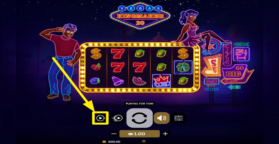 Vegas Kingmaker 20 Autoplay