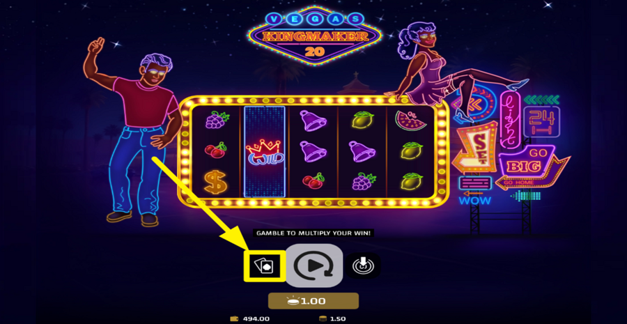 Vegas Kingmaker 20 Gamble