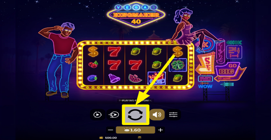 Vegas Kingmaker 40 Spin