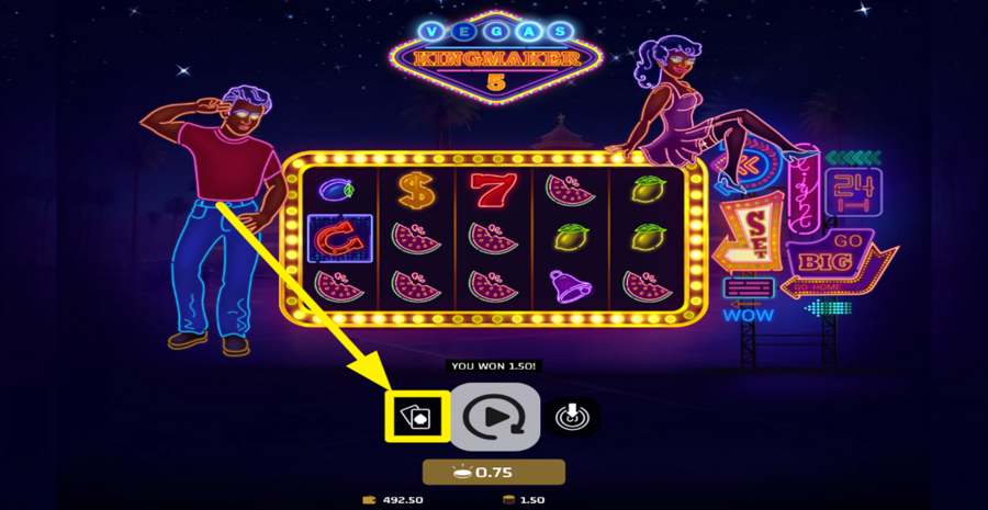 Vegas Kingmaker 5 Gamble