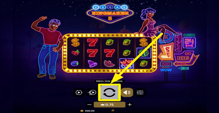 Vegas Kingmaker 5 Spin