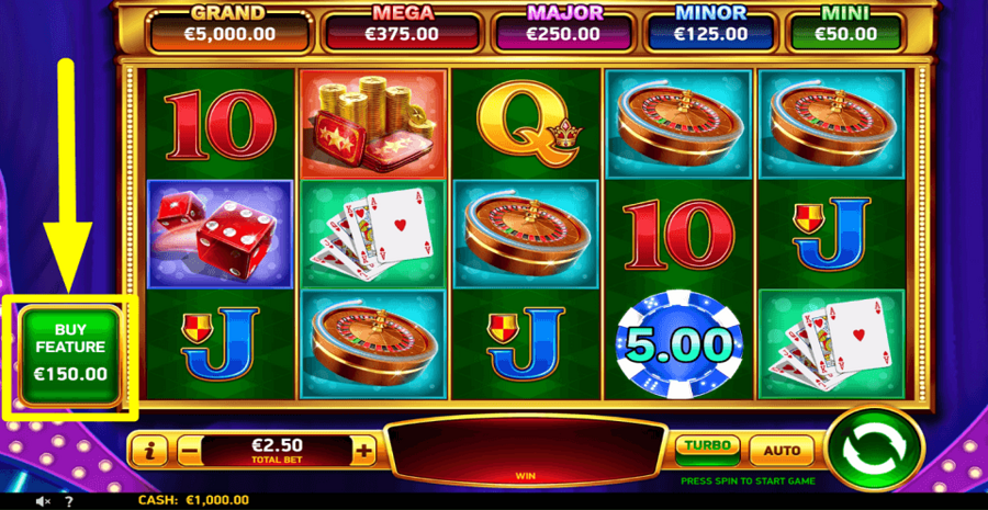 Vegas No Limit Wins Se Buy Feature