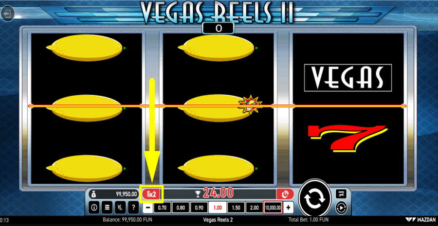 Vegas Reel Ii Gamble Feature