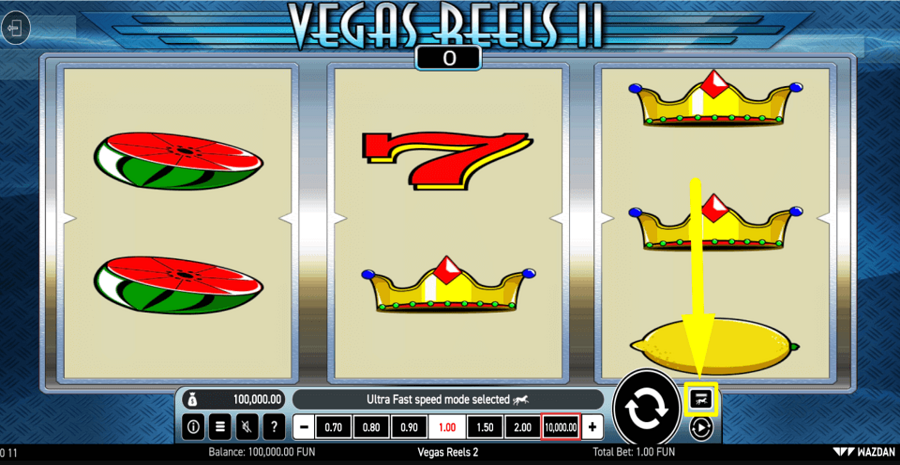 Vegas Reel Ii Speed Mode