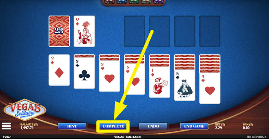 Vegas Solitaire Play