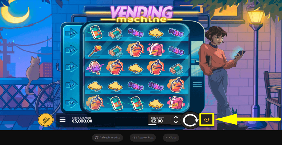 Vending Machine Autoplay Feature