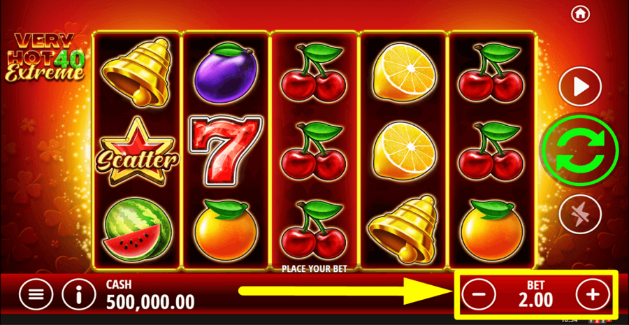 Very Hot 40 Extreme Bet Value