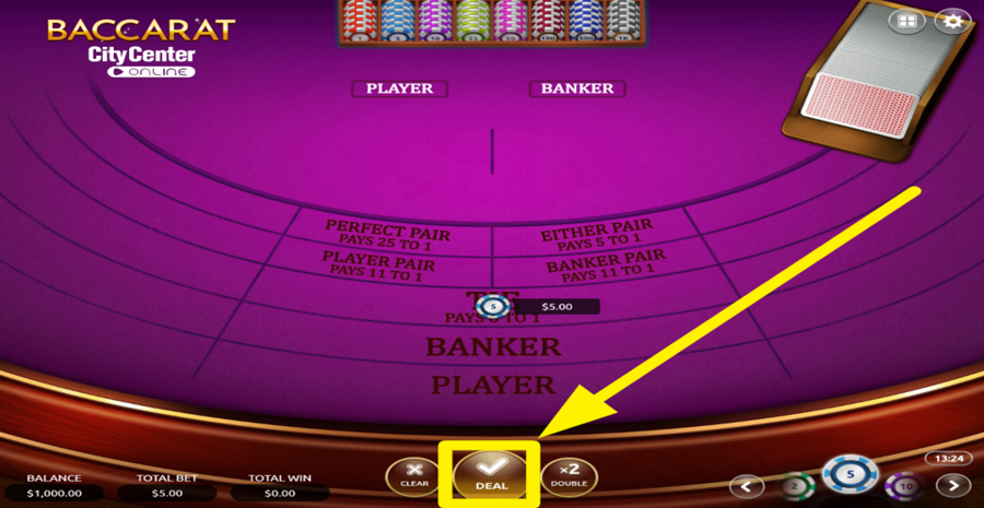 Vibra Gaming Baccarat Deal