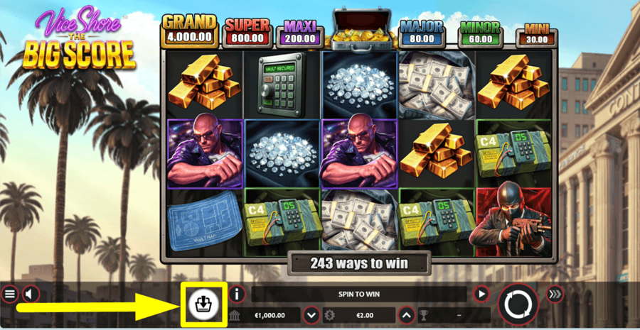 Vice Shore The Big Score Buy Feature