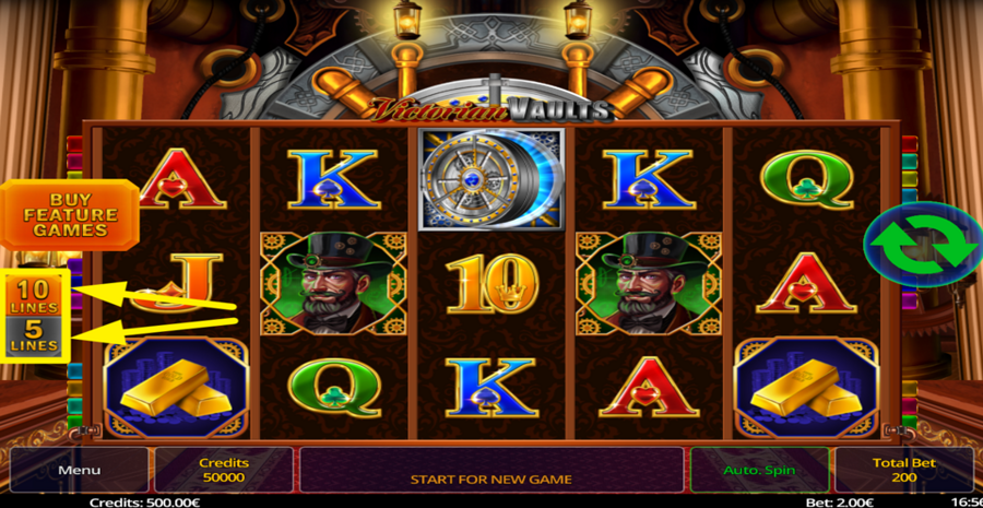 Victorian Vaults Adjust Lines