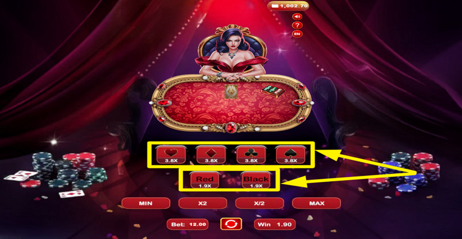 Victory Card Choose Color Or Suit