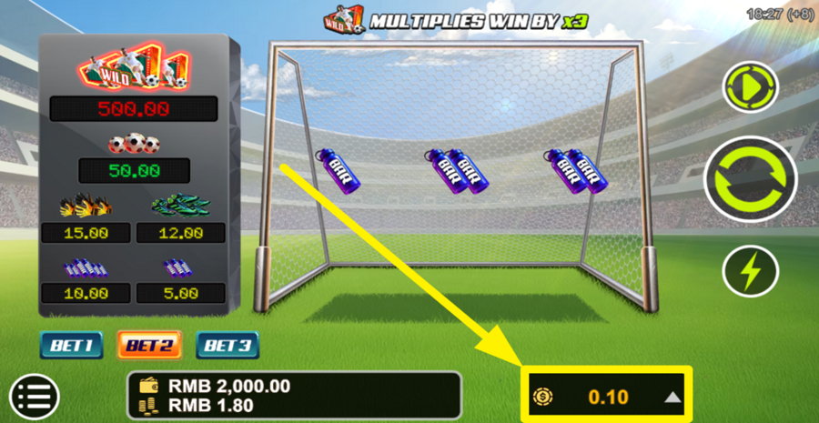 Victory Kick Adjust Bet
