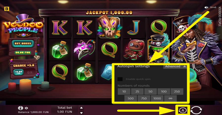 Voodoo People Autoplay