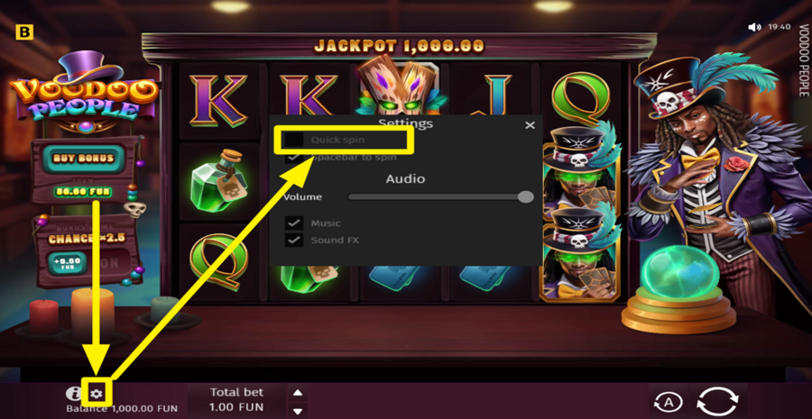 Voodoo People Quick Spin