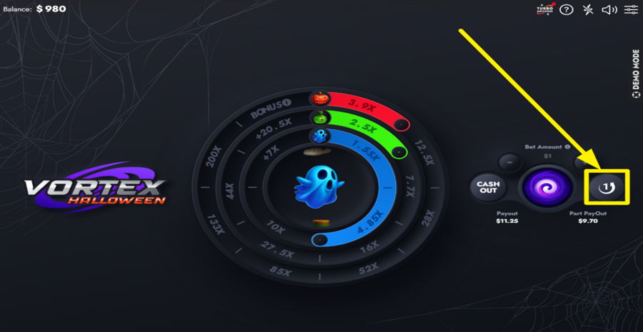 Vortex Halloween Part Payout