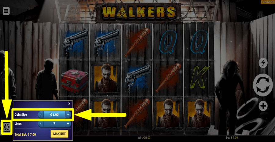 Walkers Bet Value