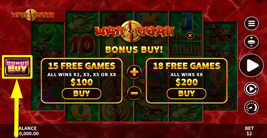 Wan Guan Buy Feature