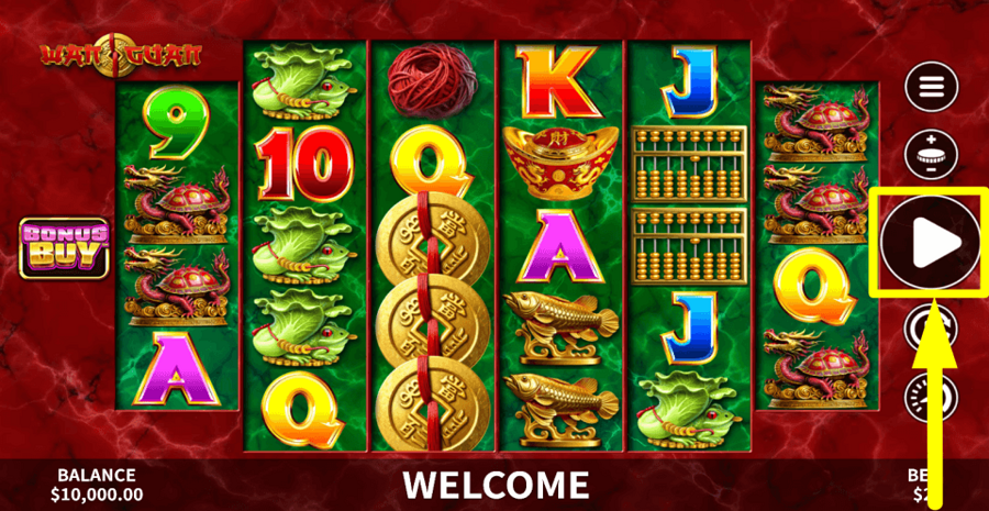 Wan Guan Play Button