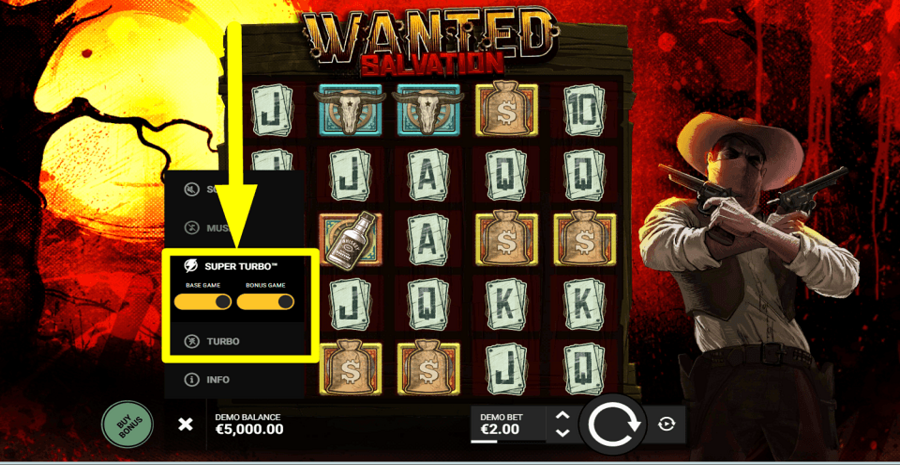Wanted Salvation Turbo Feature