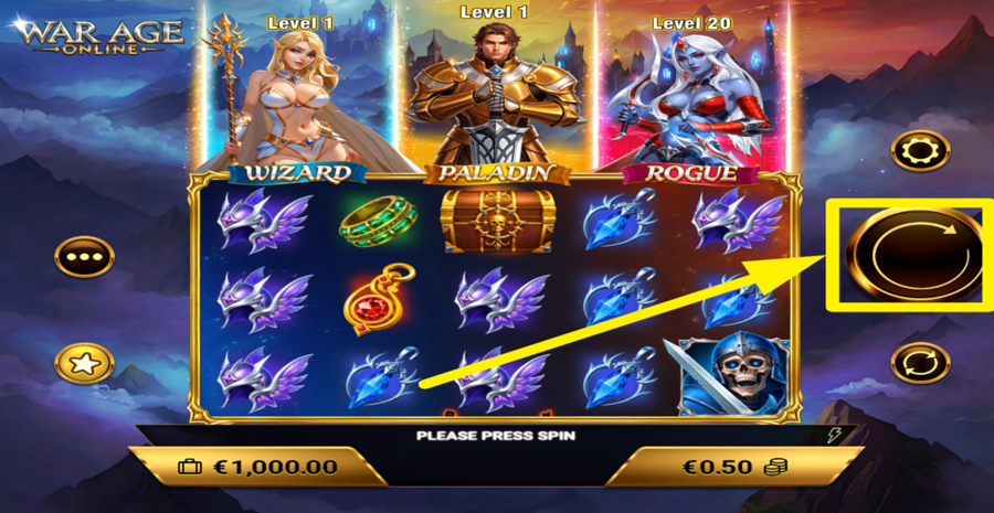 Warage Online Spin