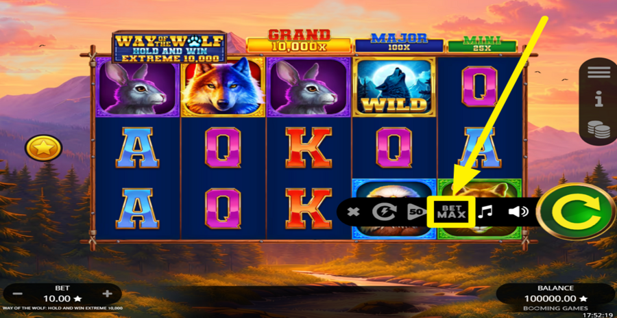 Way Of The Wolf Hold And Win Extreme 10000 Max Bet