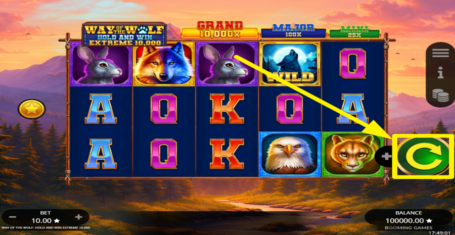 Way Of The Wolf Hold And Win Extreme 10000 Spin